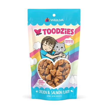 Weruva BFF Toodzies Crunchy Cat Treats - Chicken & Salmon Flavor 2oz