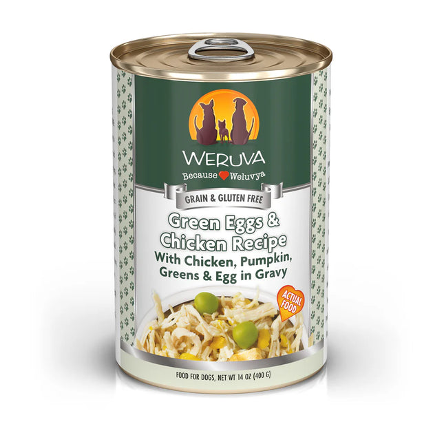 Weruva Green Eggs & Chicken Recipe Dog can 14oz