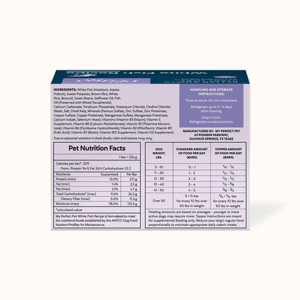 My Perfect Pet Reduced Fat Whitefish Blend 4lb