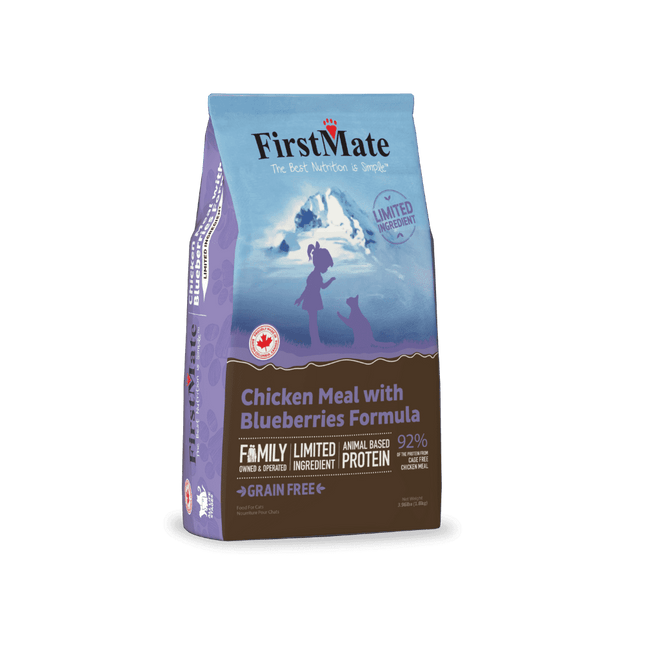 FirstMate - Limited Ingredient Chicken Meal with Blueberries Formula Dry Cat Food