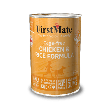FirstMate - Limited Ingredient Chicken and Rice Wet Dog Food 12.2oz