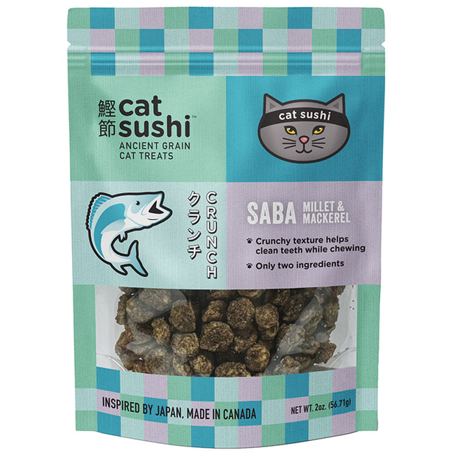 Cat Sushi Saba Millet & Mackerel Crunchy Cat Treats