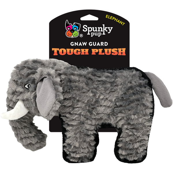 Spunky Pup Tough Plush -  Elephant