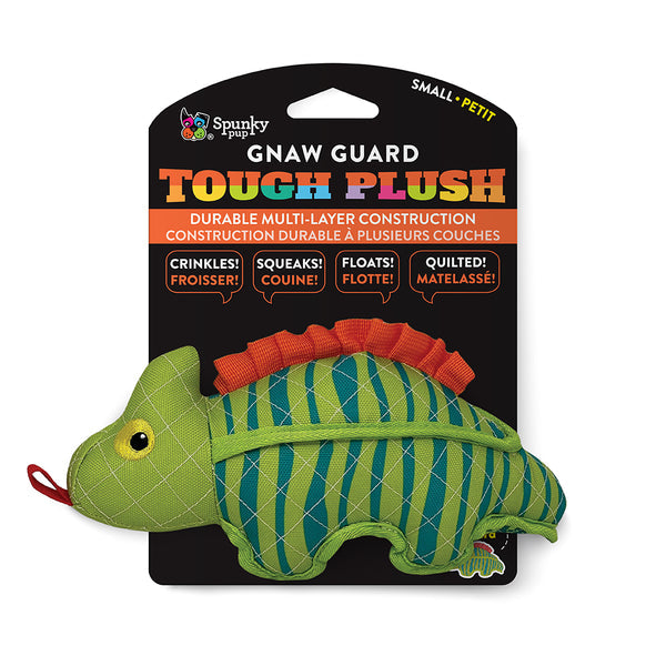 Spunky Pup Neon Tough Plush - Lizard