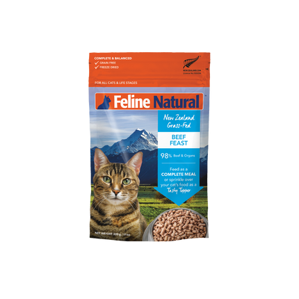 Feline Natural CAT Beef Feast freeze-dried 11oz