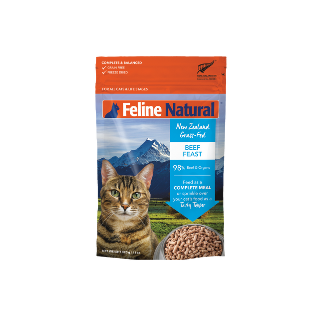 Feline Natural CAT Beef Feast freeze-dried 11oz