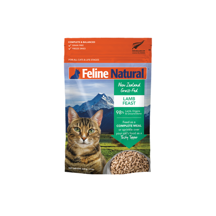 Feline Natural CAT Lamb Feast freeze-dried 11oz