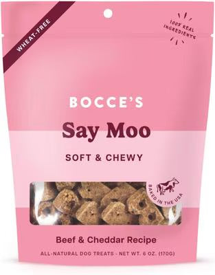 Bocce's Say Moo Crunchy - Beef & Cheddar Recipe 5oz