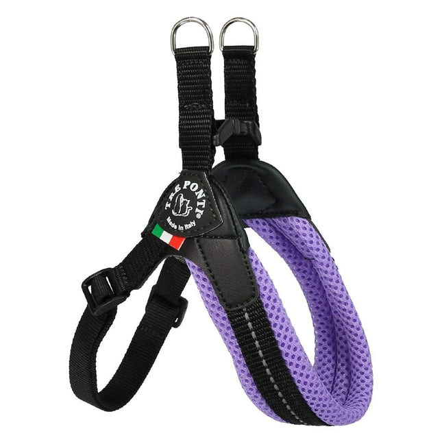 Tre Ponti Adjustable Belly Mess Harness - Lilac