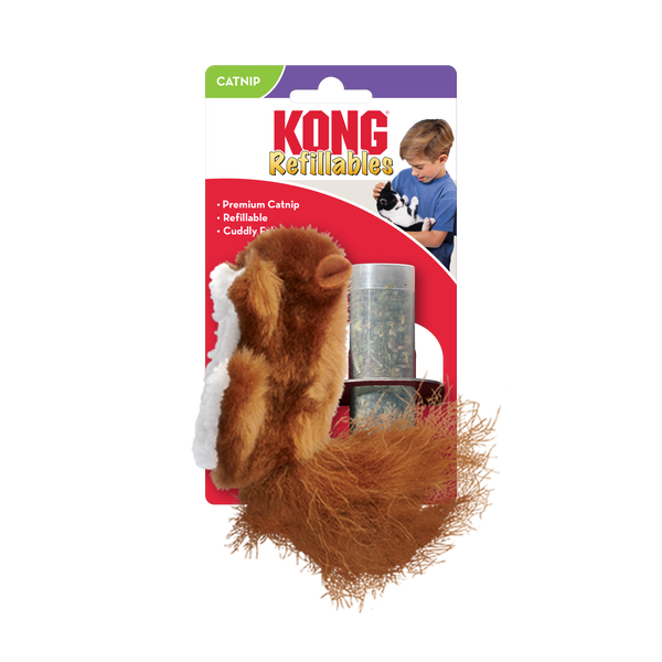 Kong Refillable Squirrel Cat Toy