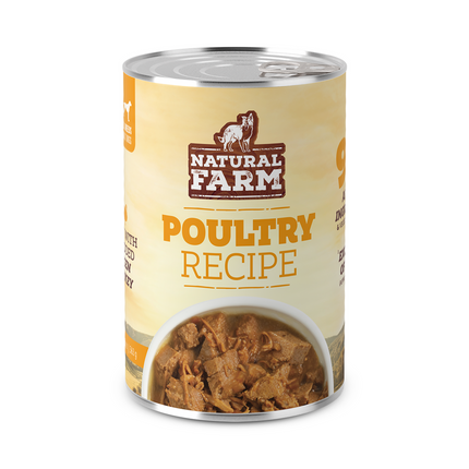 Natural Farm - Poultry Recipe Wet Dog Food 12.8oz