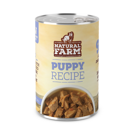 Natural Farm - Puppy Recipe Wet Dog Food 12.8oz