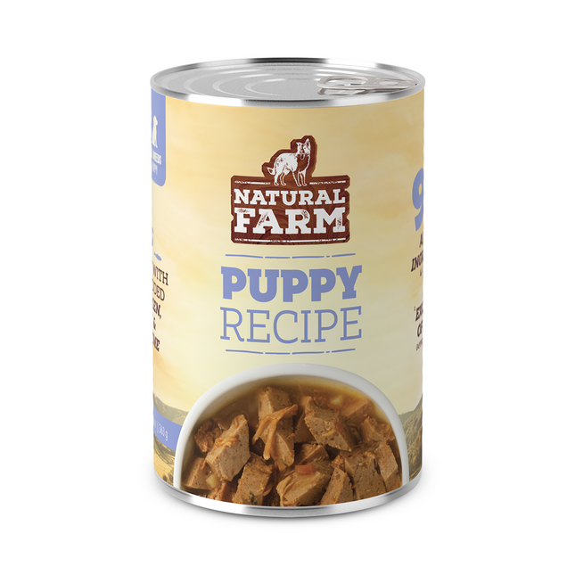 Natural Farm - Puppy Recipe Wet Dog Food 12.8oz