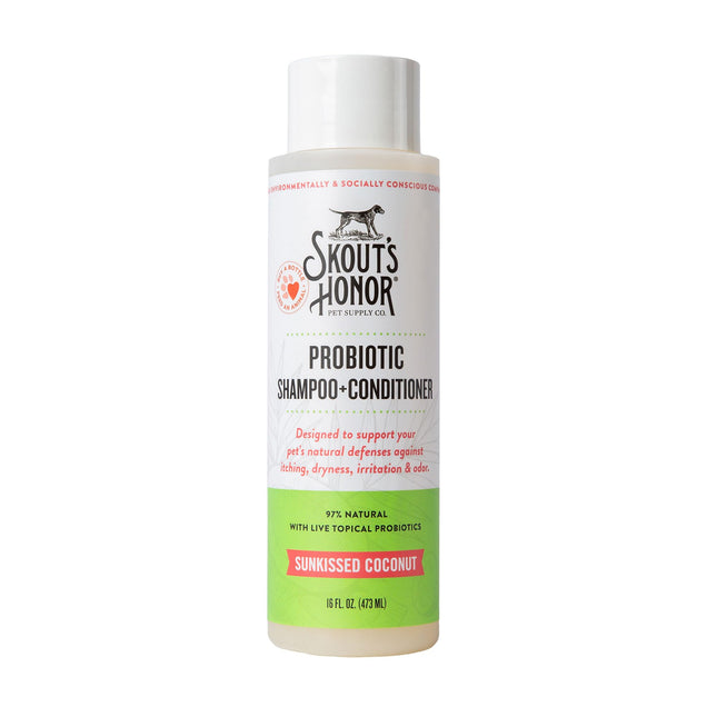 Skout's Honor Probiotic Shampoo + Conditioner - Sunkissed Coconut