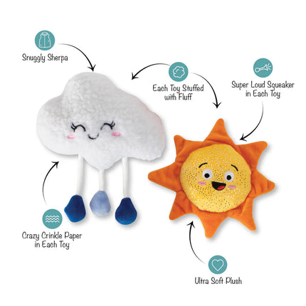 Fringe Time for a change in weather 2 piece small dog toys
