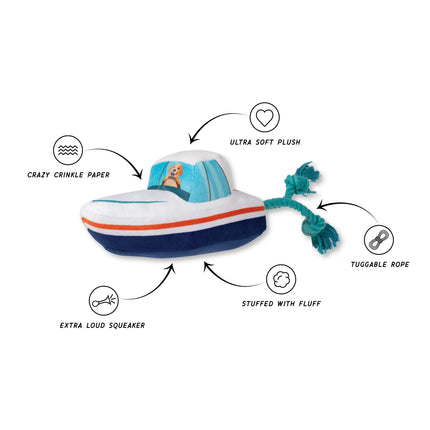 WAGSDALE BOATLOADS OF FUN DOG TOY