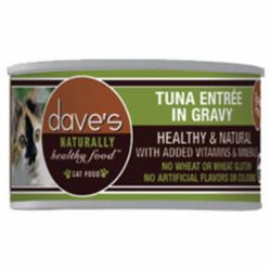 Dave's cat Naturally Healthy Grain Free Tuna Entrée in Gravy / 3 oz
