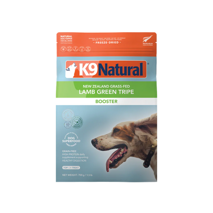 K9 Natural Lamb Green Tripe Booster 7oz