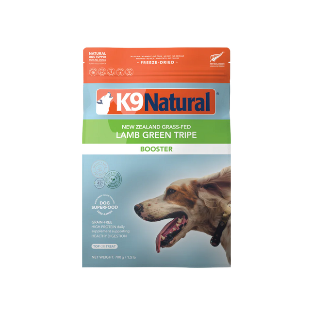 K9 Natural Lamb Green Tripe Booster 7oz