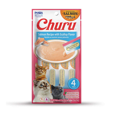 Inaba Churu Salmon Recipe with Scallop .5oz