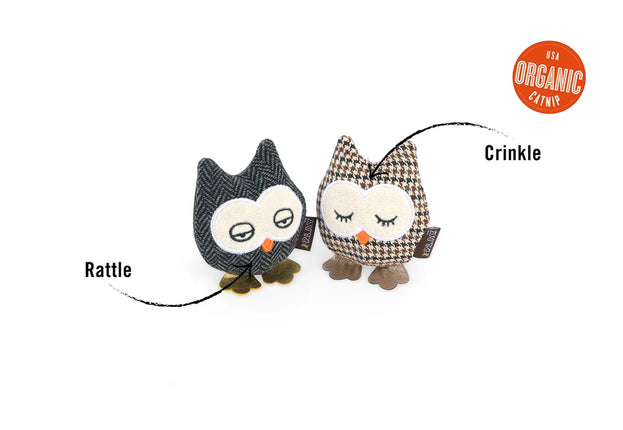 P.L.A.Y. Feline Frenzy Hooti-ful Owls 2 pack