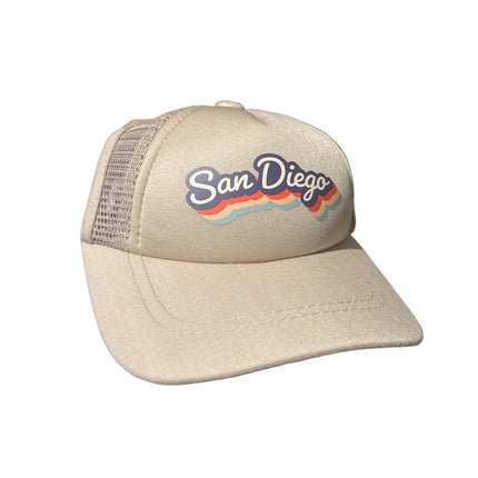 Puplid Khaki Trucker Hat for Dogs - The  Retro "San Diego"