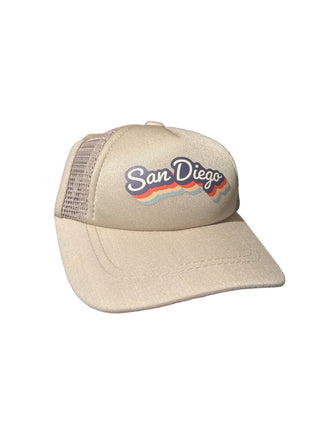 Puplid Khaki Trucker Hat for Dogs - The  Retro "San Diego"