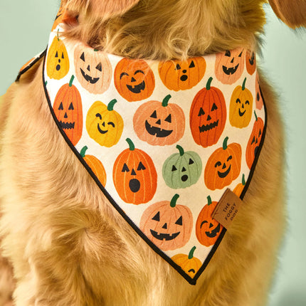 The Foggy Dog - Jack-O-Lanterns Reversible Dog Bandana