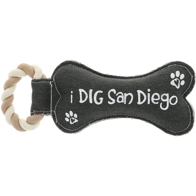Pavilion I Dig San Diego Dog toy