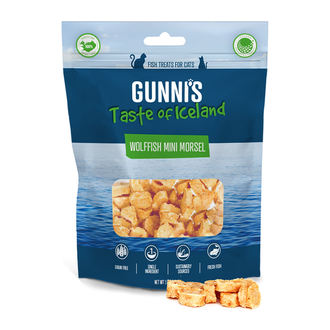 Gunni's cat Mini Morsels Wolffish 1.5oz