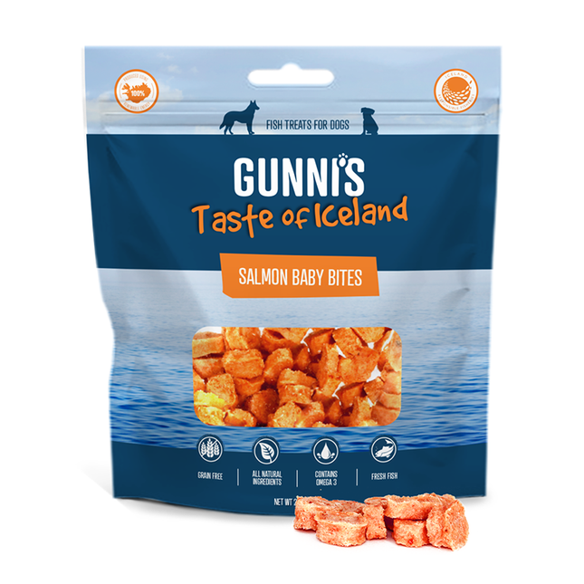 Gunni's dog Salmon Baby Bites 2.5oz