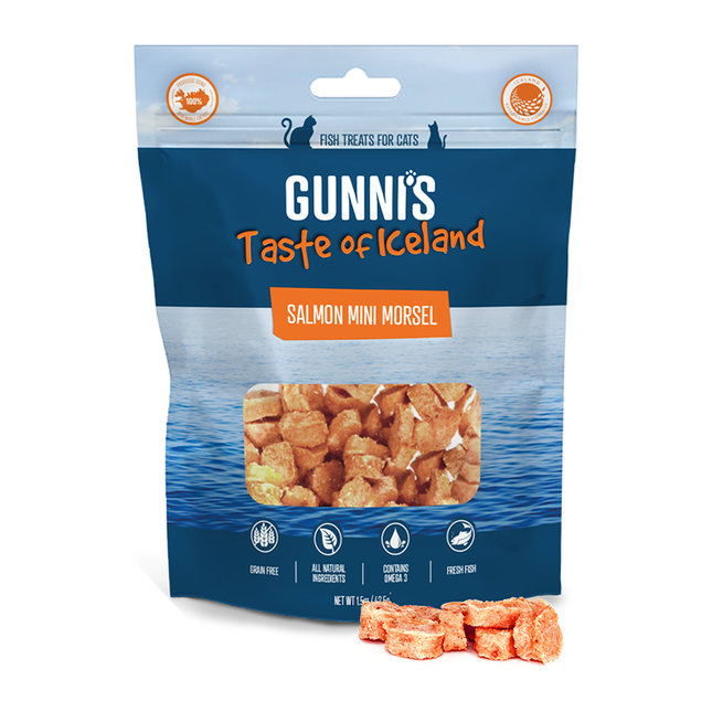Gunni's cat Mini Morsels Salmon 1.5oz