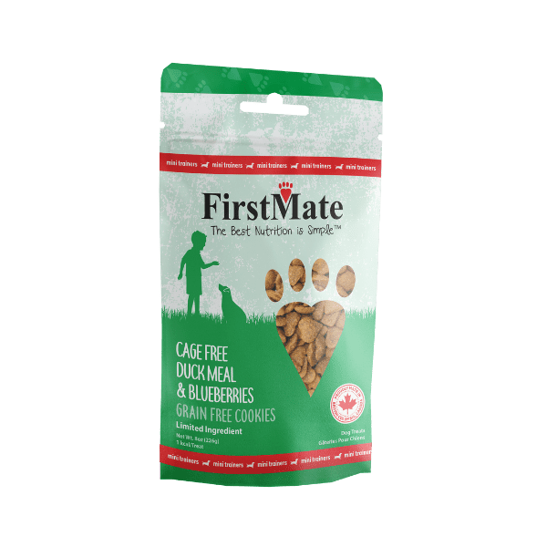Firstmate - Duck Meal & Blueberries Dog Treats 8oz