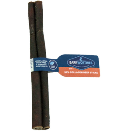 Barkworthies Peanut Butter beef collagen stick 6"
