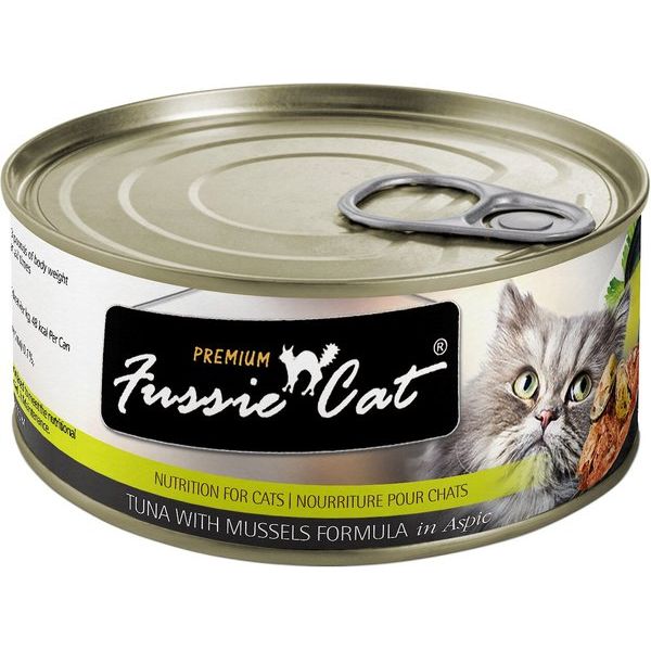 Fussie Cat Tuna with Mussels 2.82oz
