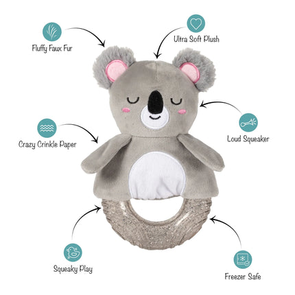 PETSHOP KOA-LITY VIBES ONLY RUBBER DOG TOY