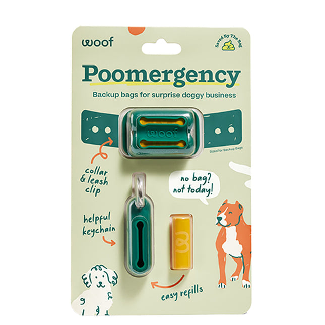 Woof Poomergency - Green