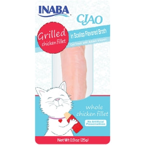 Inaba Cat Fillet GF Chicken in Scallop Broth .9oz