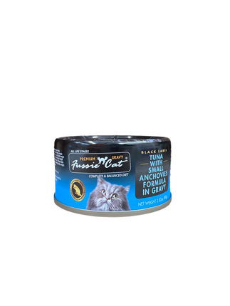 Fussie Cat Tuna with Small Anchovies in Gravy 2.82oz