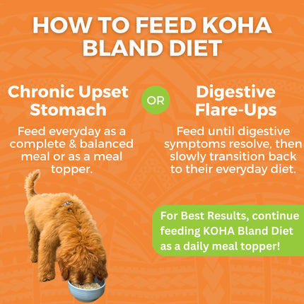 Koha Dog Bland Diets Chicken & White Rice Pouch 12.5oz
