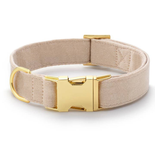 The Foggy Dog - Flax Dog Collar
