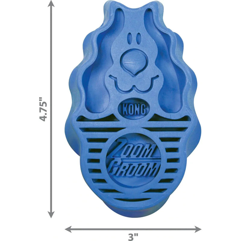 Kong Zoom Groom for Dogs - Boysenberry