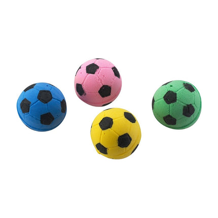 Spot Spongy Soccer Ball cat toy 4pack