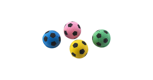 Spot Spongy Soccer Ball cat toy 4pack