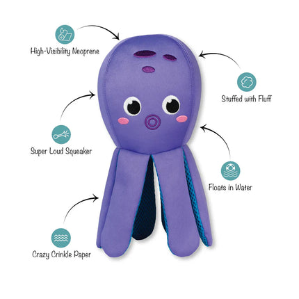 Fringe Bubbles Floating dog toy