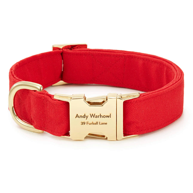 The Foggy Dog - Ruby Dog Collar