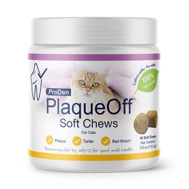 Plaque Off Soft Chews for Cats 45ct