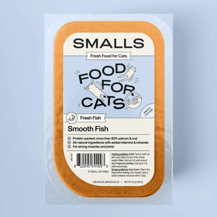 Smalls Smooth Fish Frozen Cat Food 5oz