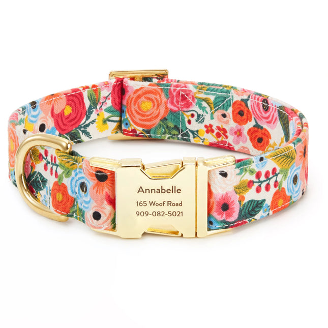 The Foggy Dog - Garden Party Dog Collar