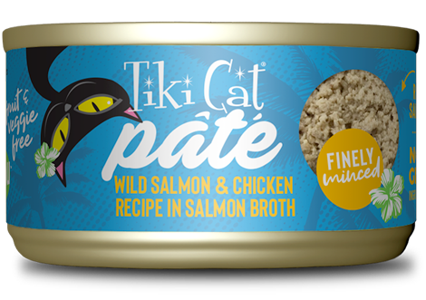 Tiki Cat Luau Salmon & Chicken in Salmon Broth Pate